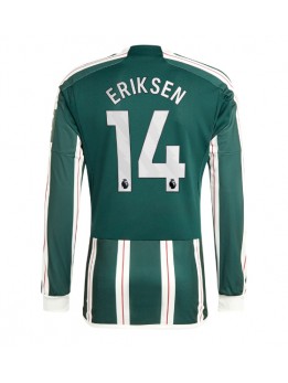 Manchester United Christian Eriksen #14 Gostujuci Dres 2023-24 Dugim Rukavima